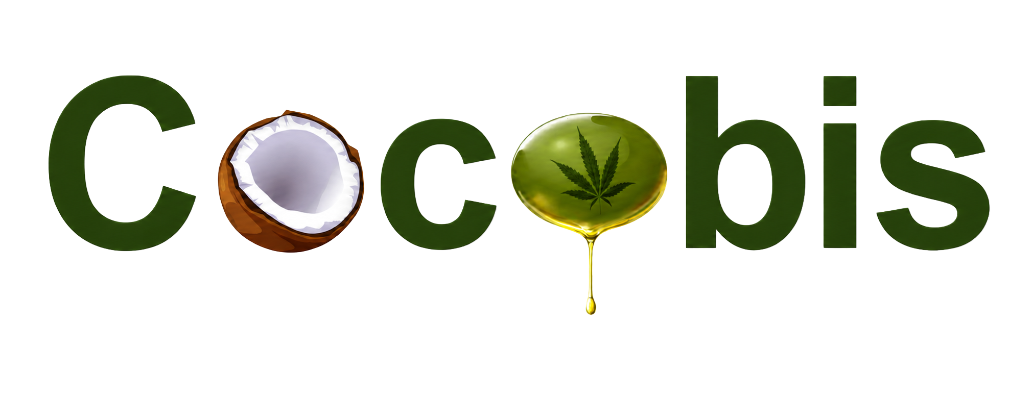 CocoBis coconut and golden oil wordmark